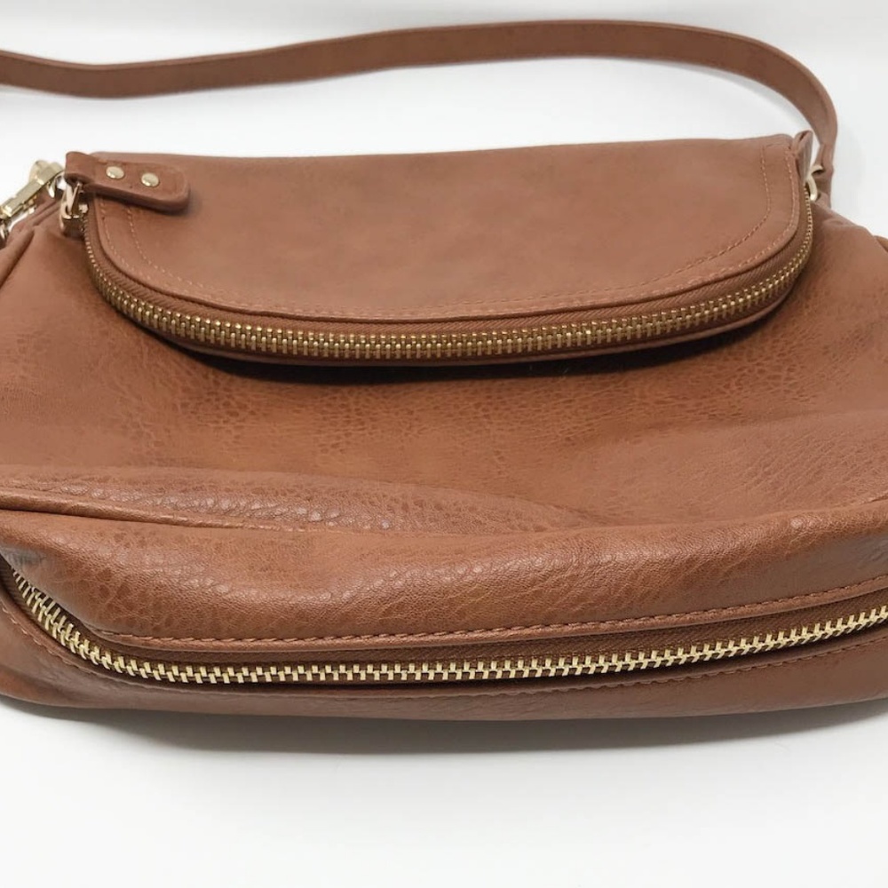 Moda Luxe Brown Crossbody Shoulder Bag - Picture 7 of 8